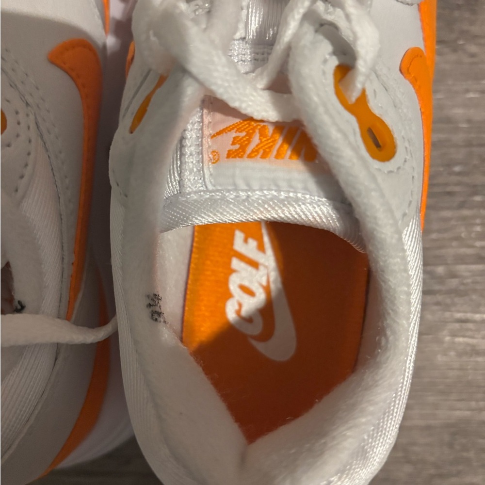 Nike Air Max 1 86’ OG Big Bubble Golf Shoe - Orange White and Gray - Picture 5 of 6